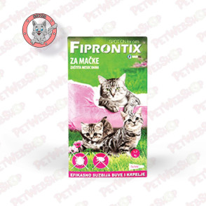 Fiprontix spot on za mačke - ampule protiv buva i krpelja za mačke - 7x1ml