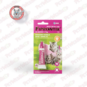 Fiprontix spot on za mačke - ampule protiv buva i krpelja za mačke - blister pakovanje - 1ml