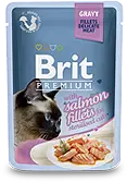 BRIT PREMIUM BY NATURE CAT DELICATE FILETI U SOSU SA LOSOSOM &ndash; HRANA ZA ODRASLE STERILISANE MAČKE - 85G