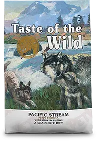 TASTE OF THE WILD DOG - PACIFIC STREAM PUPPY (DIMLJENI LOSOS I RIBA) - HRANA ZA &Scaron;TENCE I JUNIORE SVIH RASA - 2KG I 12,2KG