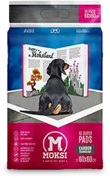 MOKSI SUPER PET PAD CARBON - KARBONSKE PELENE ZA PSE - VI&Scaron;E VELIČINA - 10KOM